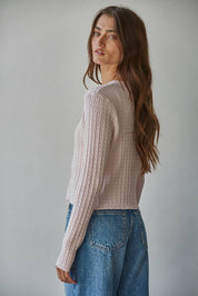 Current Obsession Cardi Ballet Pink