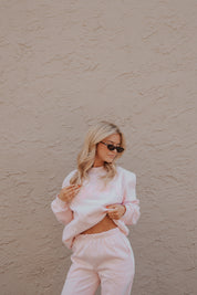 RNWY CREW NECK SWEATER - BALLET PINK