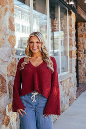Heartland Cotton Pullover | Richest Red | Free People