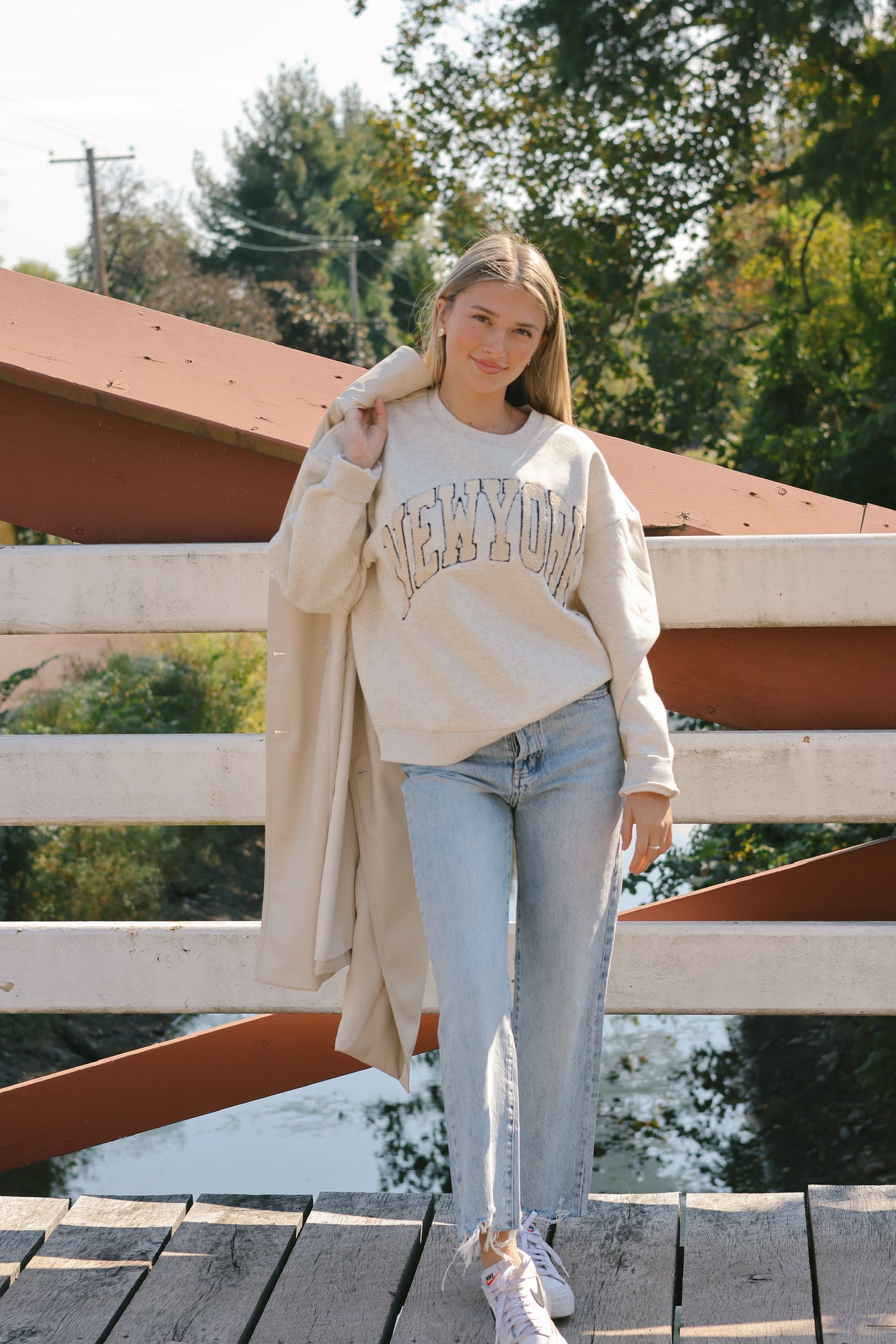 NEW YORK Embroidered Sweatshirt