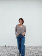 Heartland Cotton Pullover | Petrified Wood | Free People