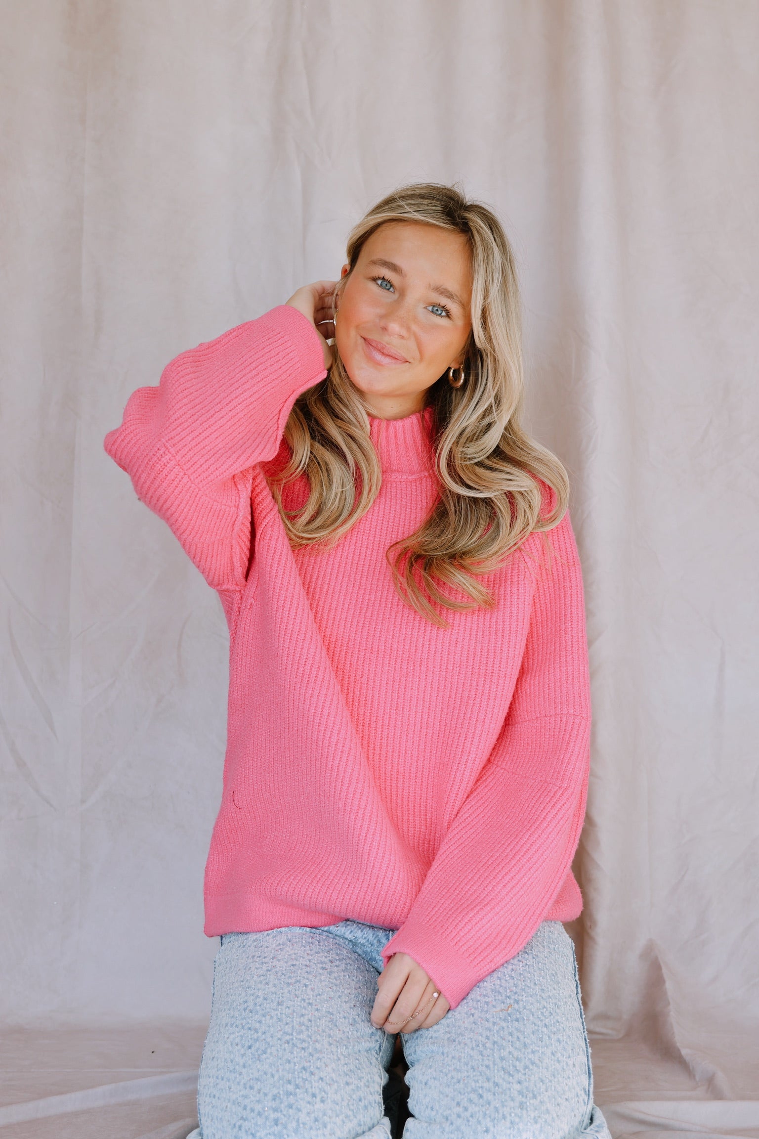 Sunbeam Sweater Hot Pink FP