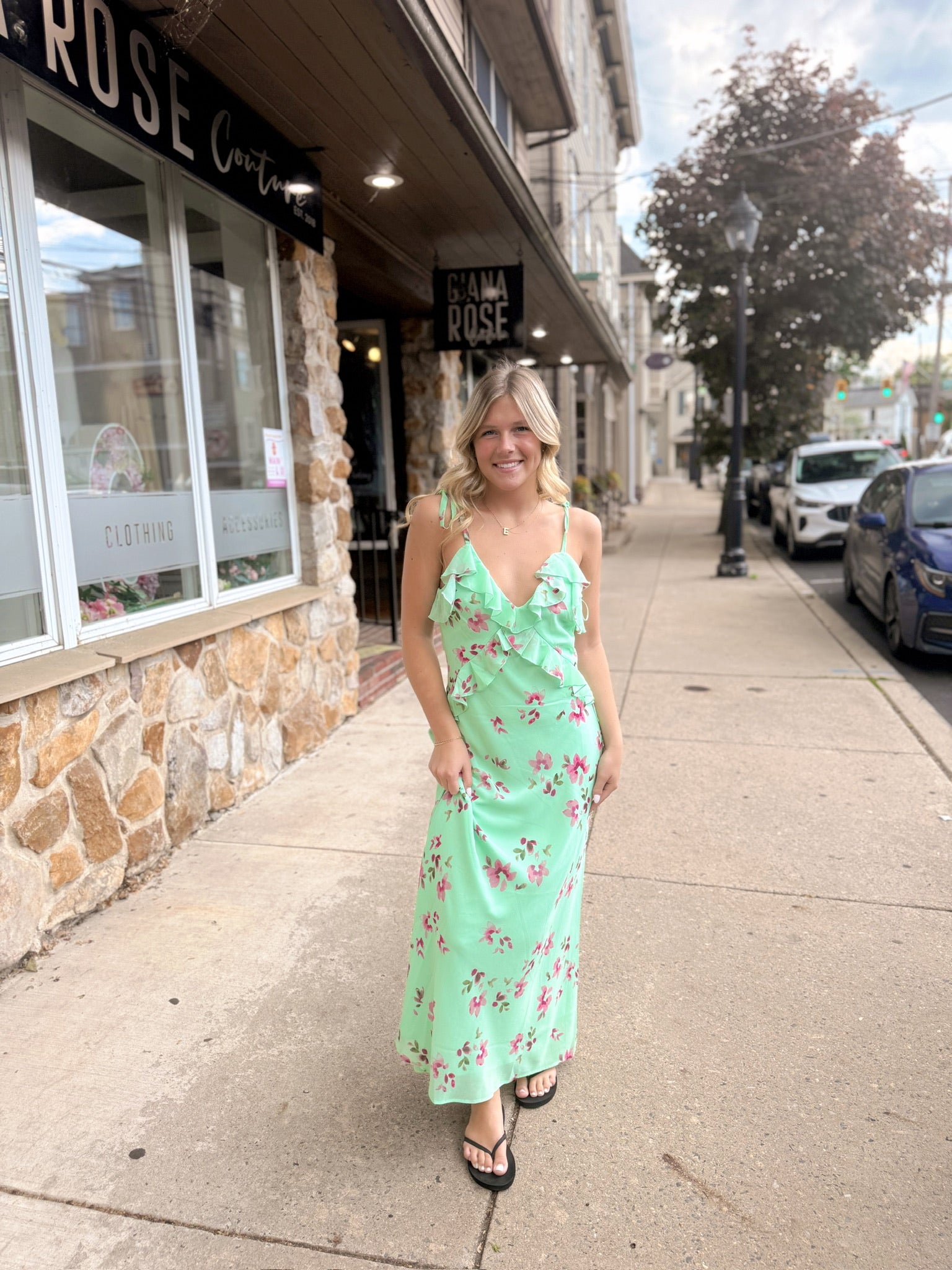 Adalina Dress- Mint