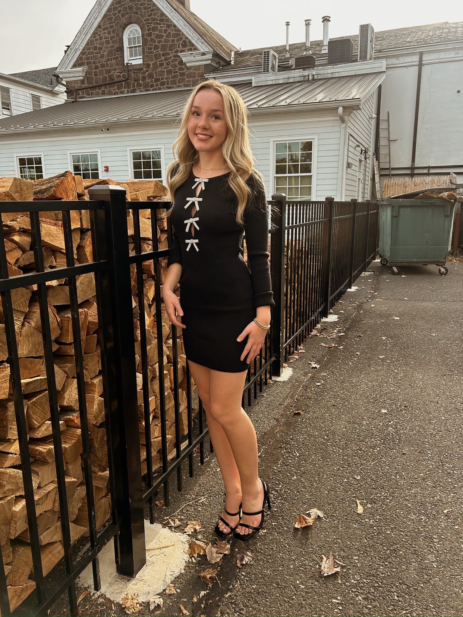 Ritzy Girl Mini Dress Black M Ritzy Girl Mini Dress Black M