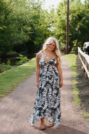 Jackie Dress Blk/Wht
