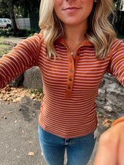 Lake Henley Stripe Cinnamon Combo FP