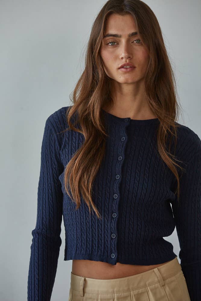 Current Obsession Cardi Navy