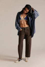 We the Free Risk Taker Mid Rise Jeans - Workwear Brown