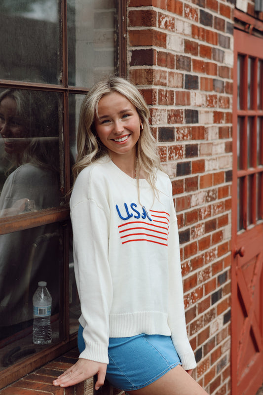 Forever Free USA Sweater