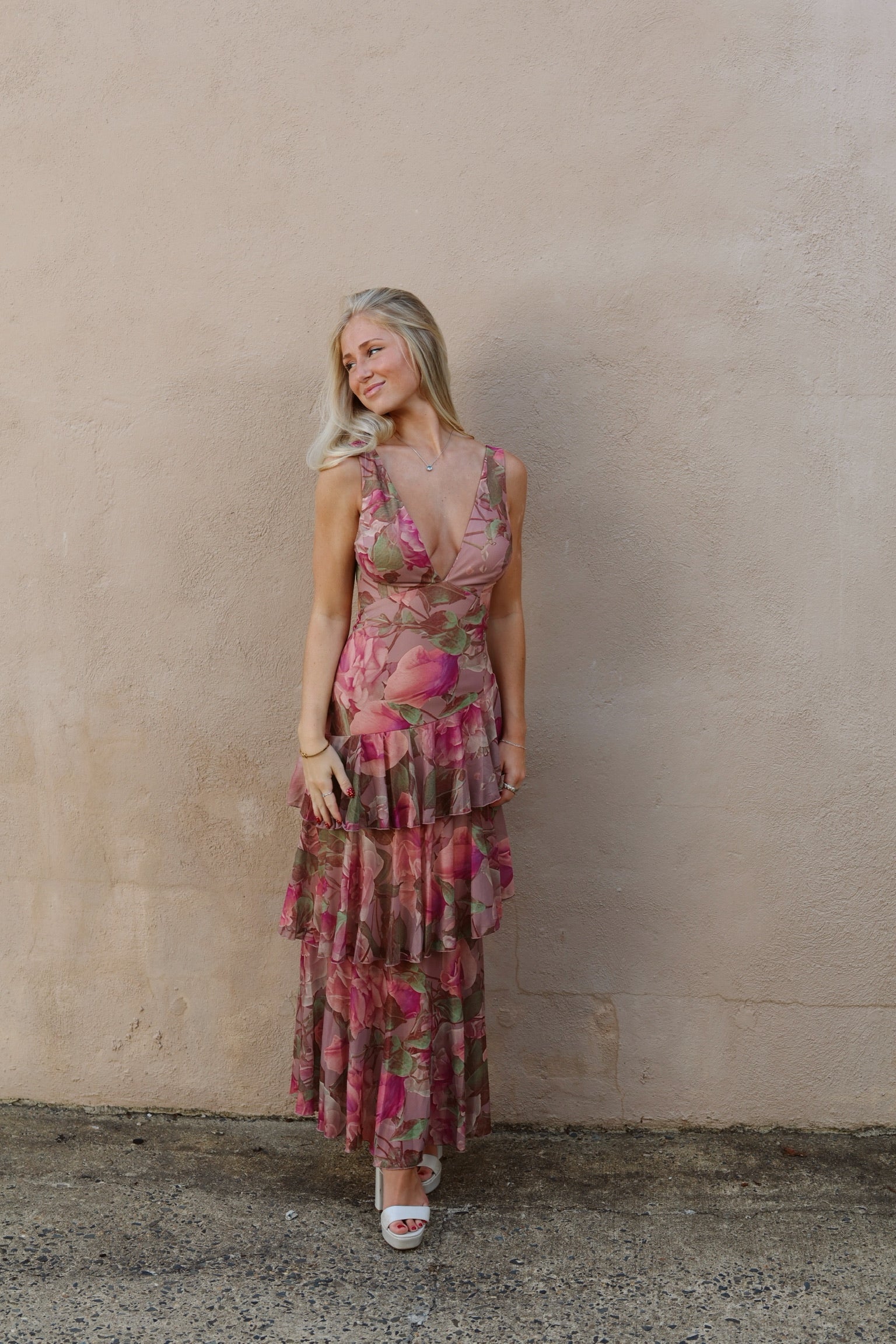 Maine Maxi Brown Floral