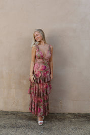 Maine Maxi Brown Floral