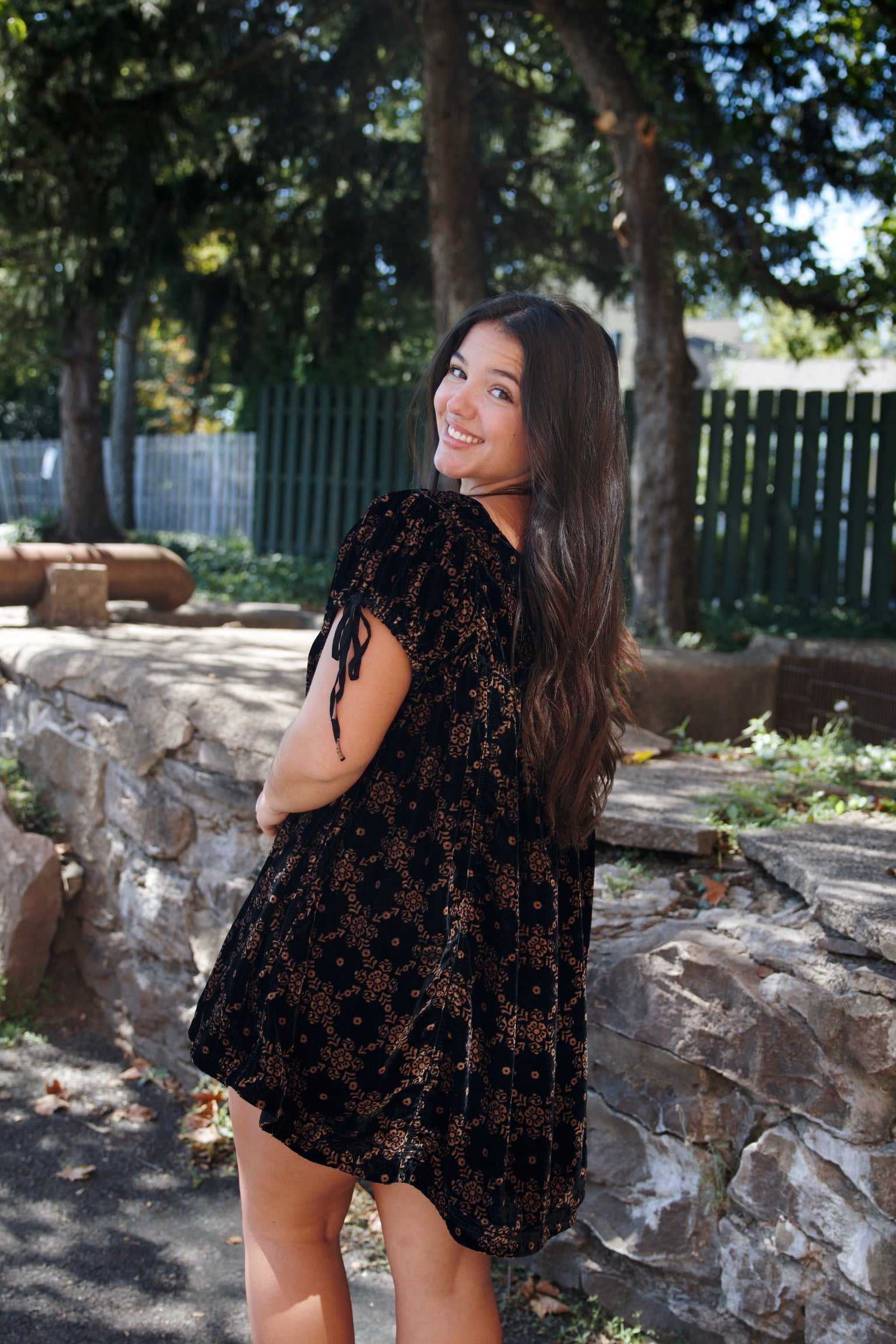 Velvet Summer Camp Tunic Black Combo FP