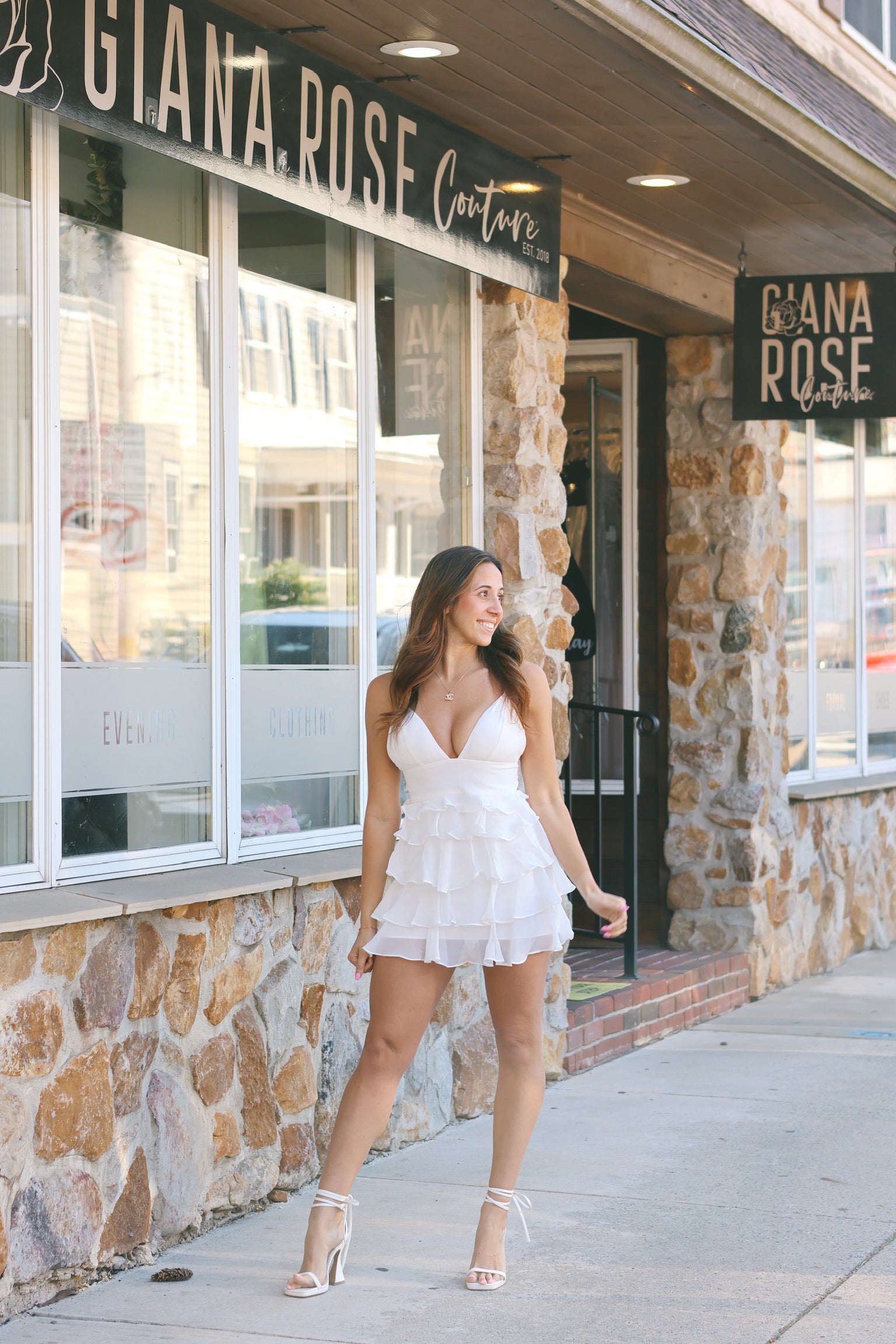 Kayla Mini Dress Ivory