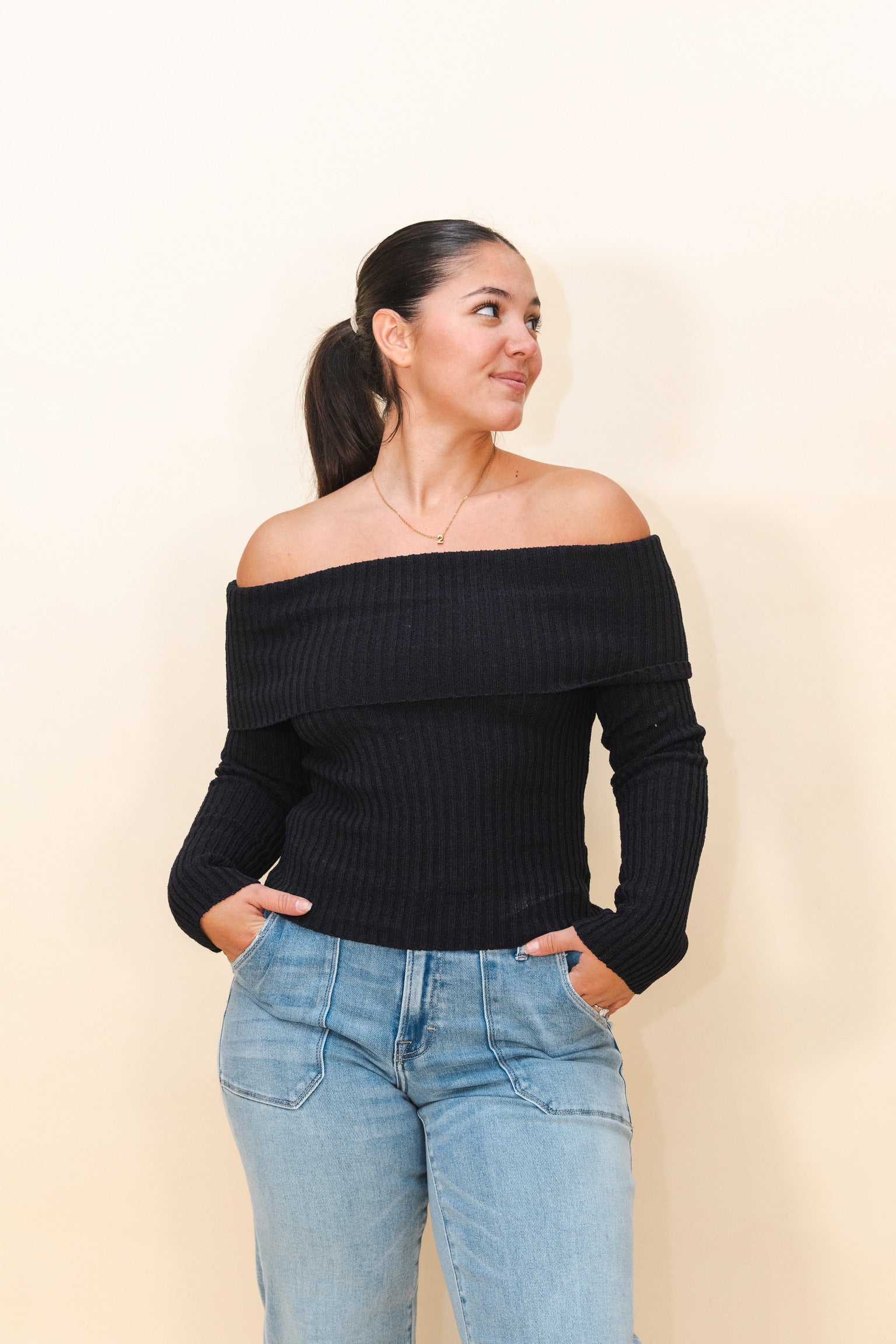 Warm Sugar Sweater Black