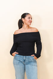 Warm Sugar Sweater Black