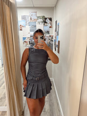 Uptown Belted Mini