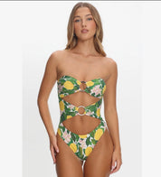 Tropical One Piece Swimsuit