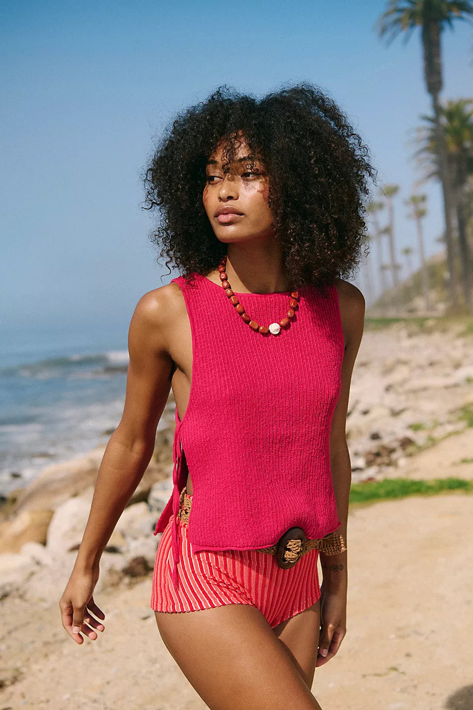 Lizzie Sweater Top in Love Potion