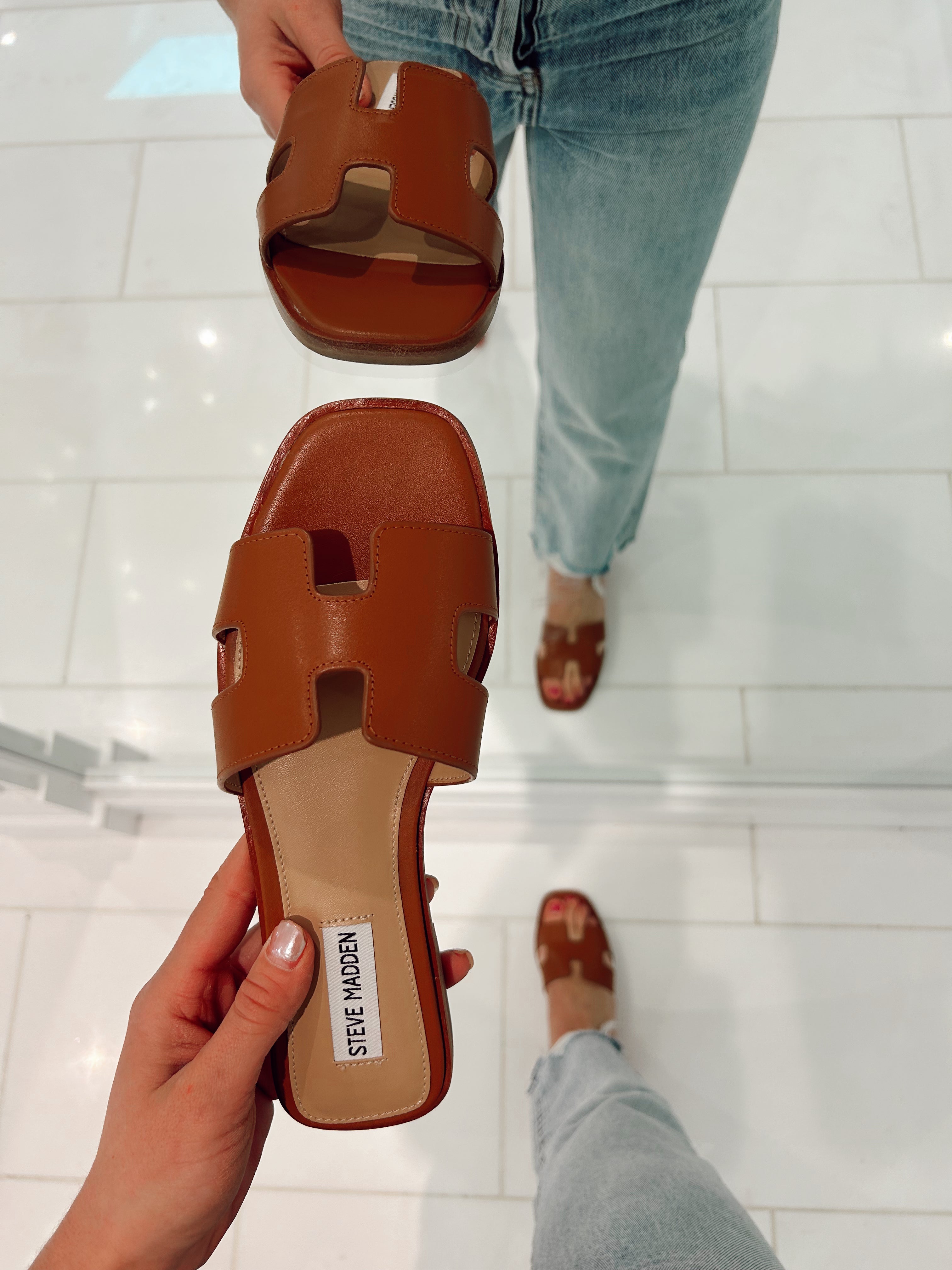 【PORTERNA】Lond rattan sandals HADYN Cognac Leather Sandal – Giana Rose Couture
