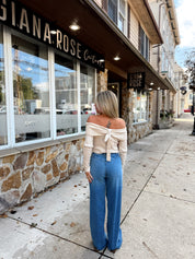 Kerianne Off The Shoulder Top Natural