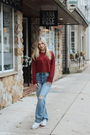 Lodge Sweater Burgundy