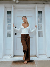 Duo Corset Long Sleeve - Ivory