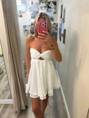 Sent Letters Mini White Shimmer