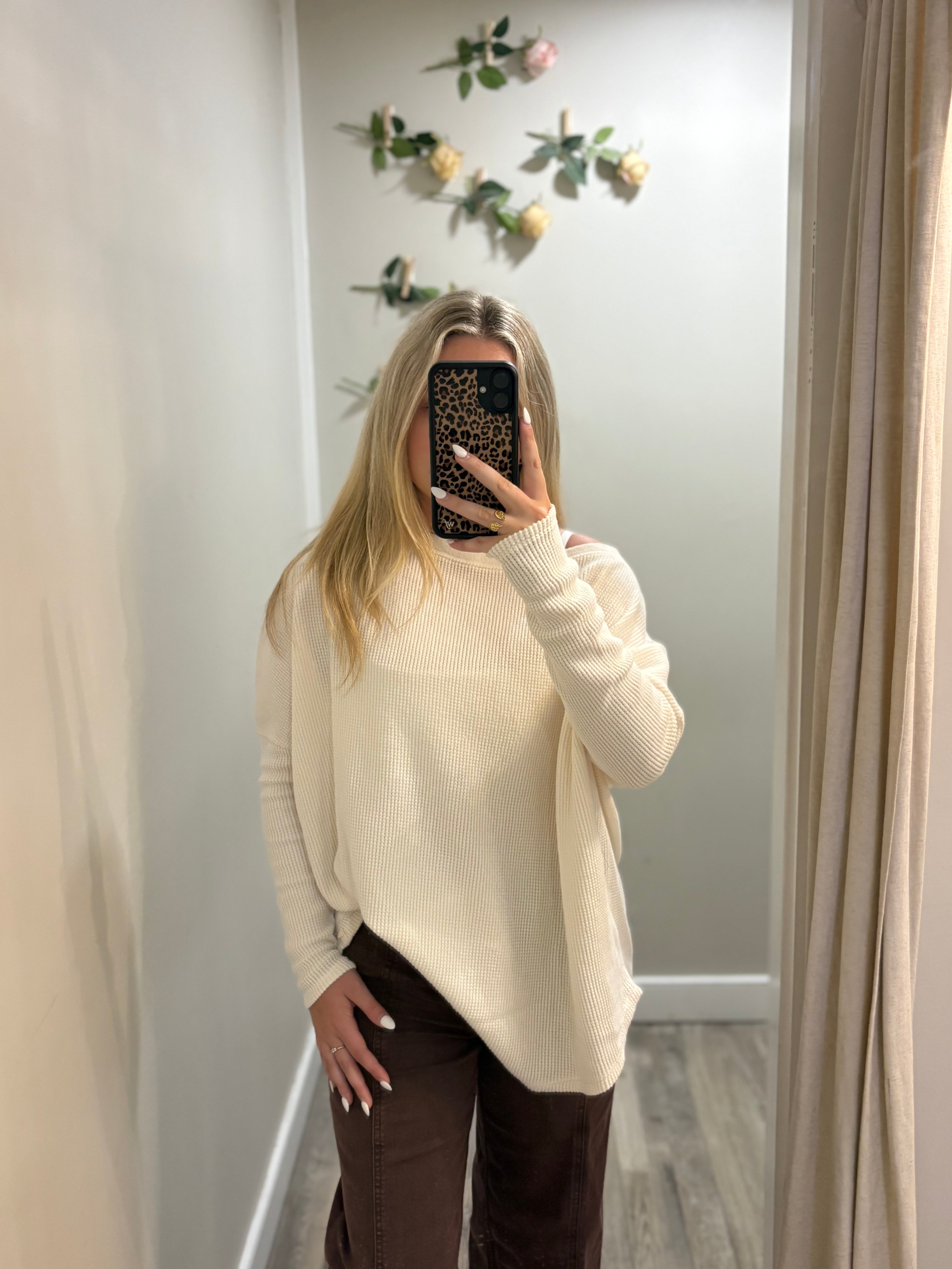 We the Free Latte Blues Thermal | Alabaster Cream
