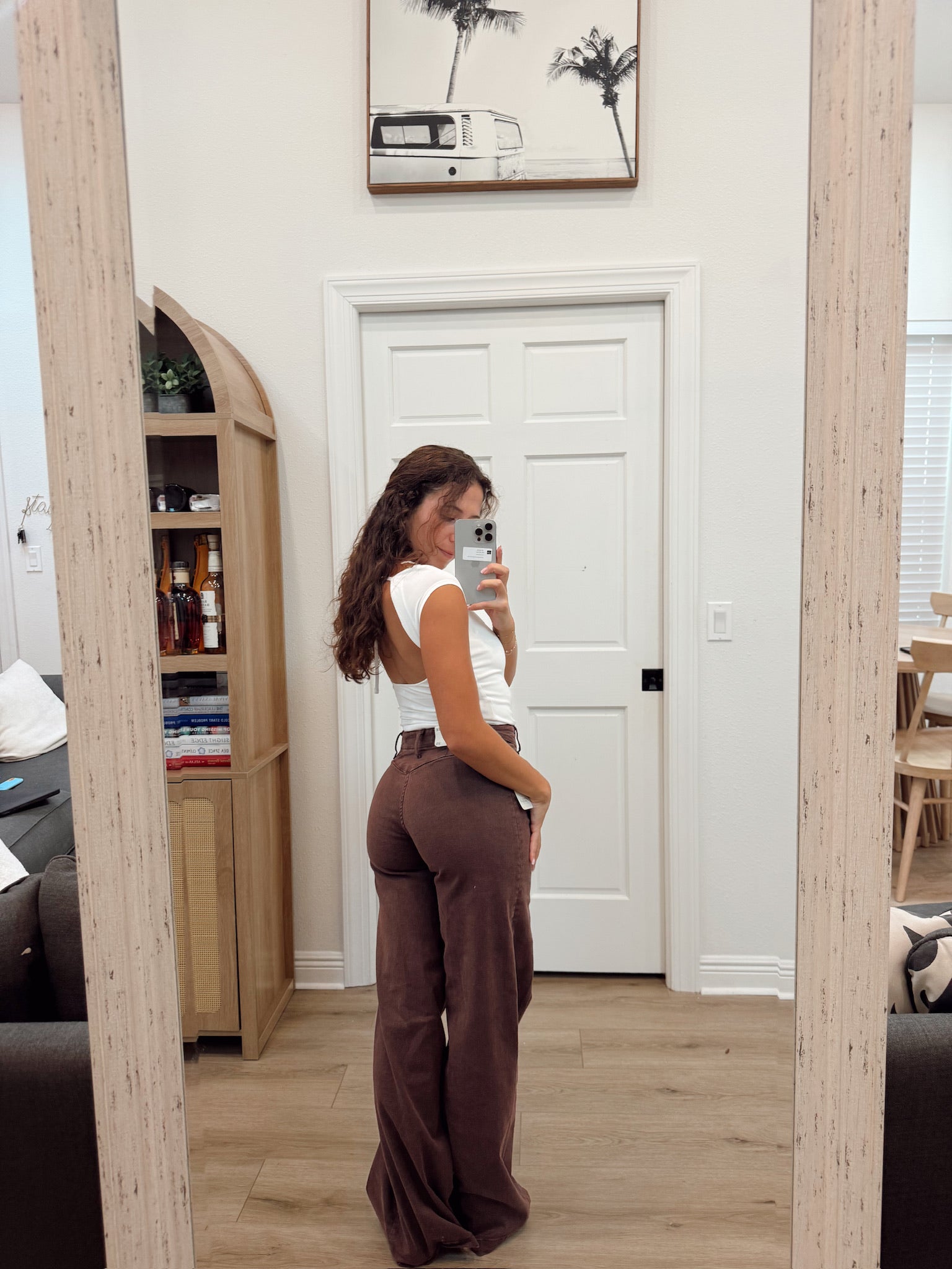 We the Free Libre Wide-Leg Denim Jeans Rum Running