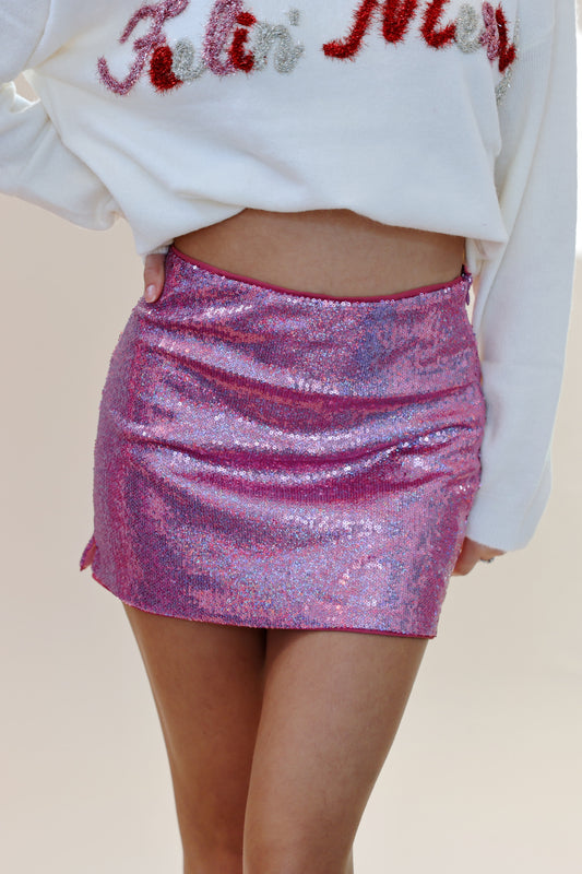 Festive and Flirty Mini Skirt