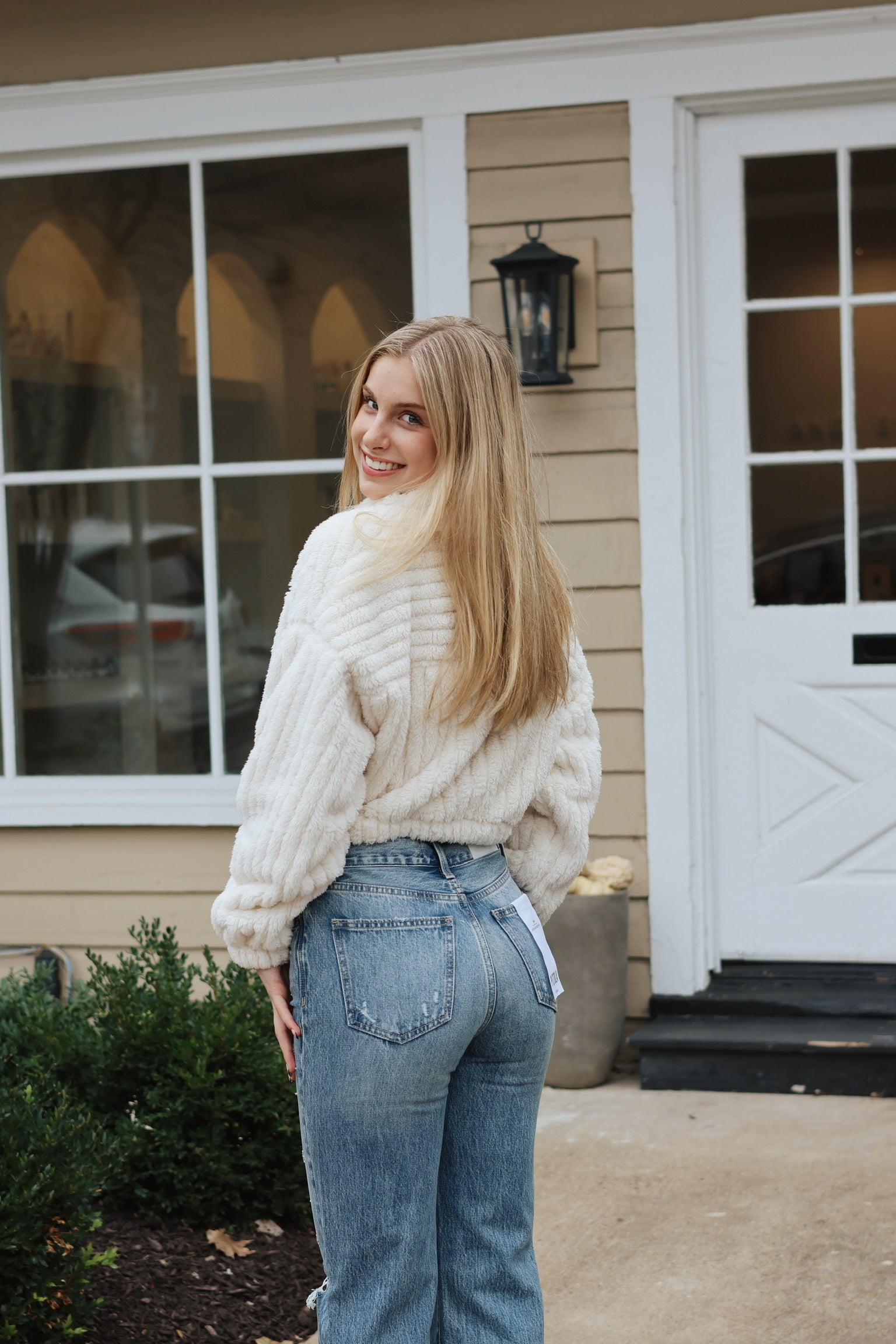 Soft Snuggles Zip-up Ivory