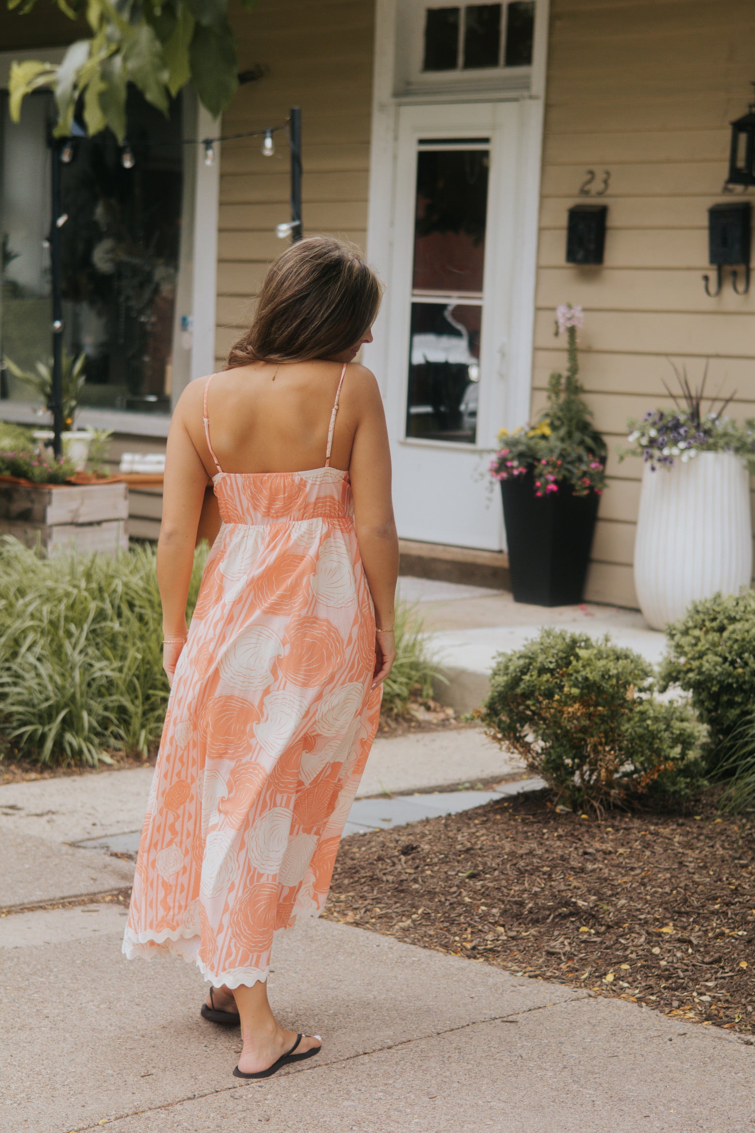 High Tide Dress Woven in Blush Multi