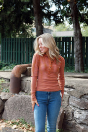 Lake Henley Stripe Cinnamon Combo FP