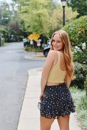 Sierra Skort Navy/ Yellow