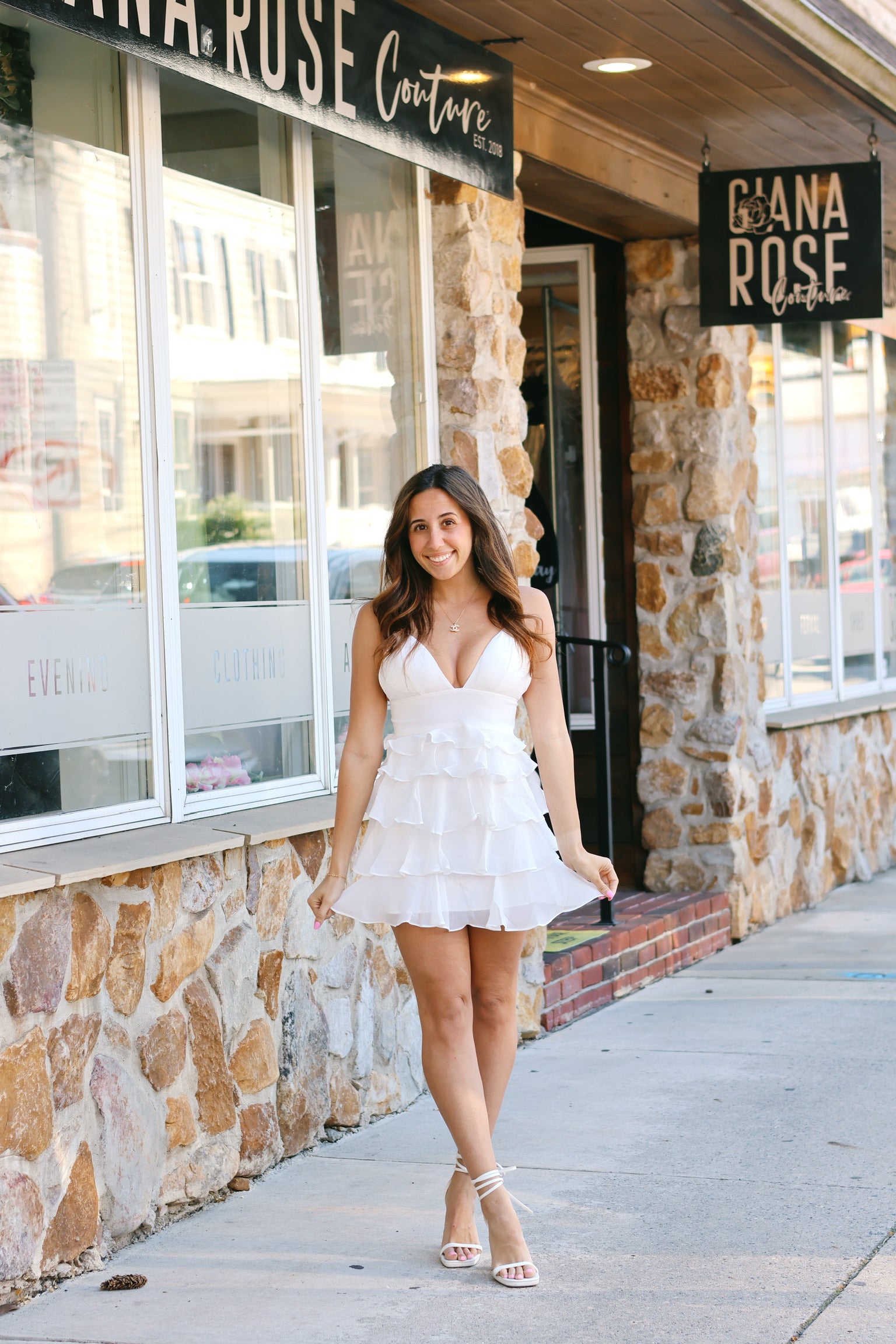 Kayla Mini Dress Ivory