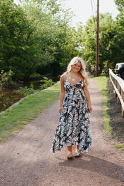 Jackie Dress Blk/Wht