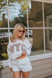Cozy Girl NYC Stitched 2 Piece Set (SOLD AS SET)