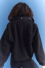 Hit The Slopes Fleece Jacket in Black | FP Movement