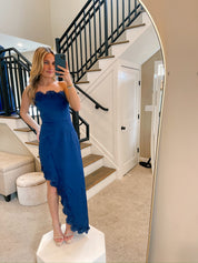INARA HI-LO GOWN NAVY ELLIATT