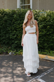 Brynn Maxi Skirt White FP