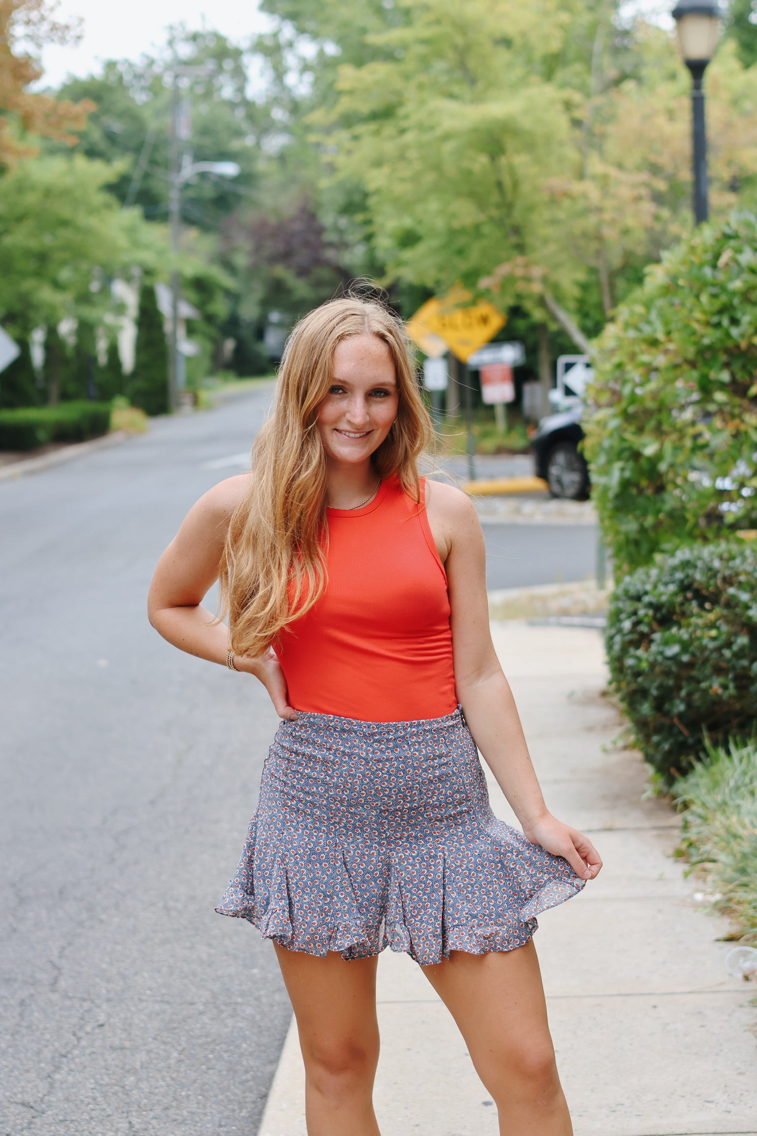 Sierra Skort Navy/ Red