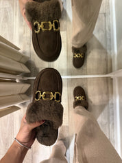 DAVOS Mule in Chcoolate