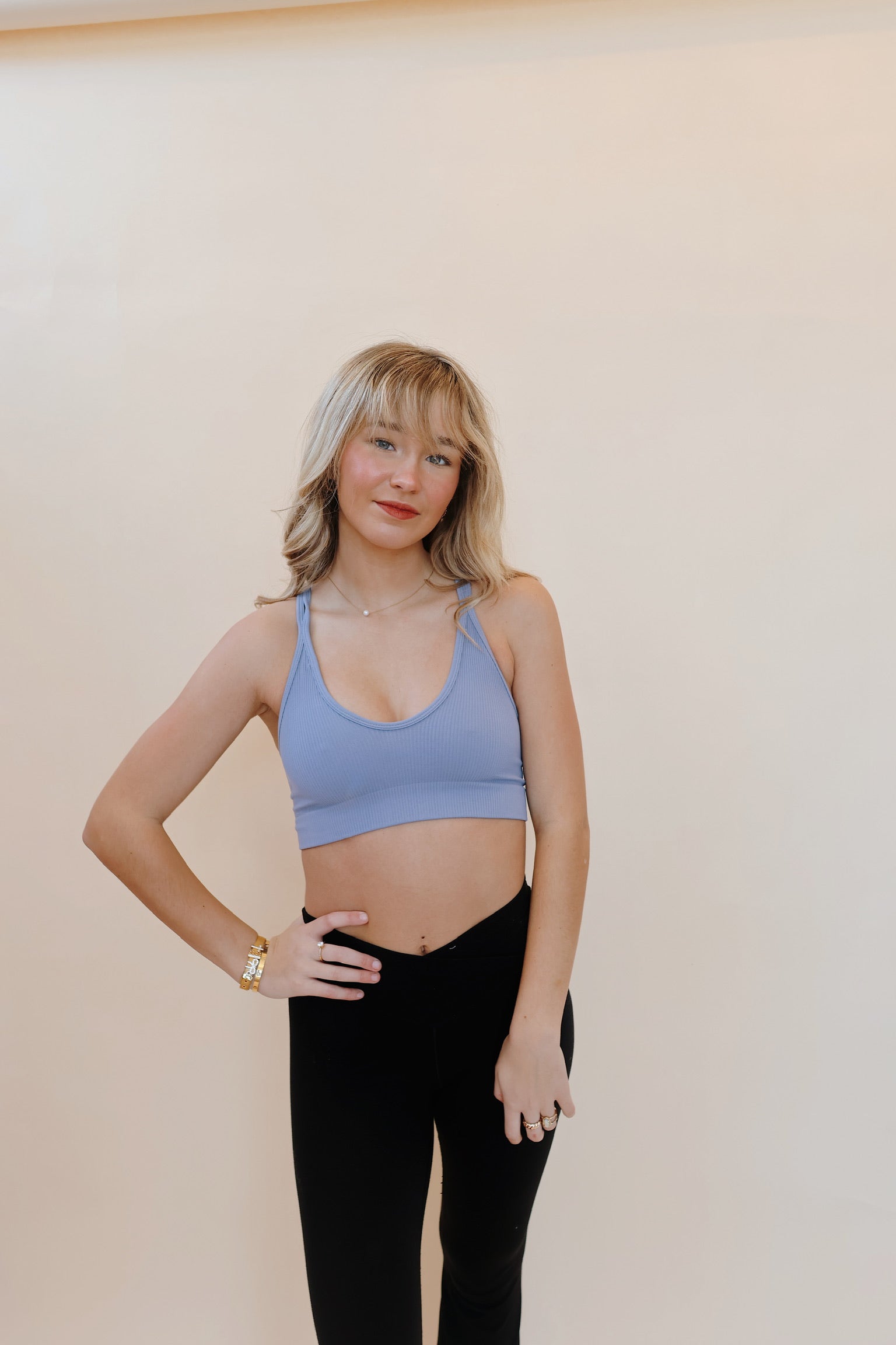 Free Throw Bralette Heather Grey