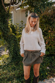 Riverfront Surplus Mini Skirt | Beech Leaves | Free People