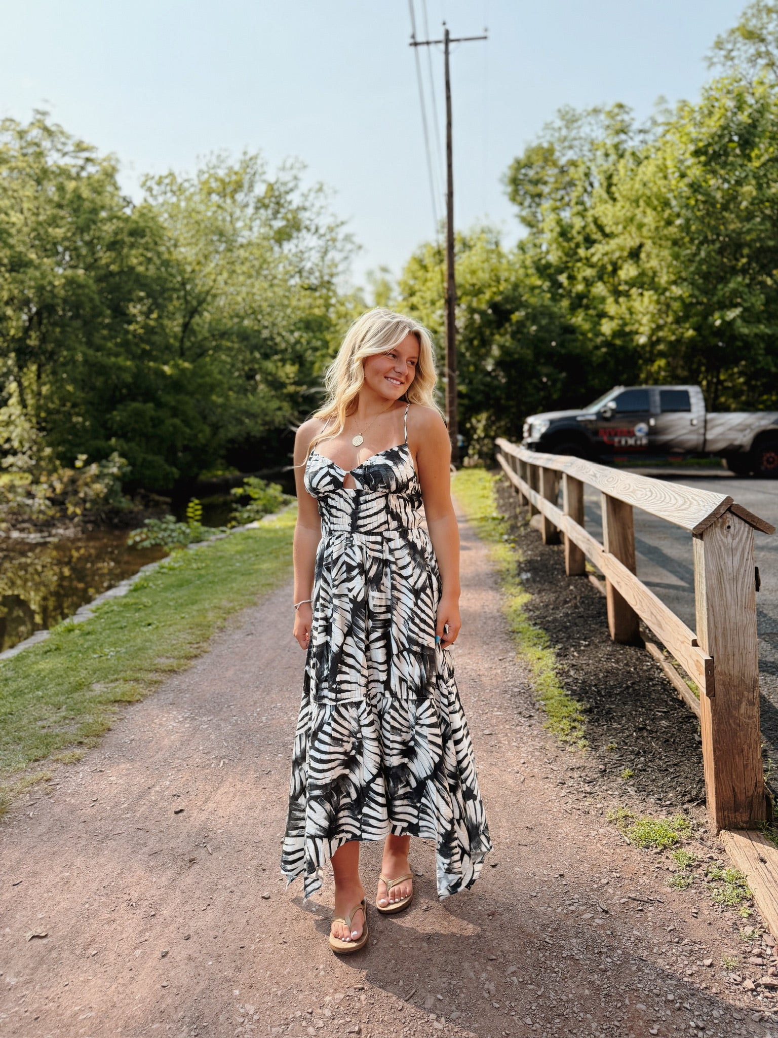 Jackie Dress Blk/Wht