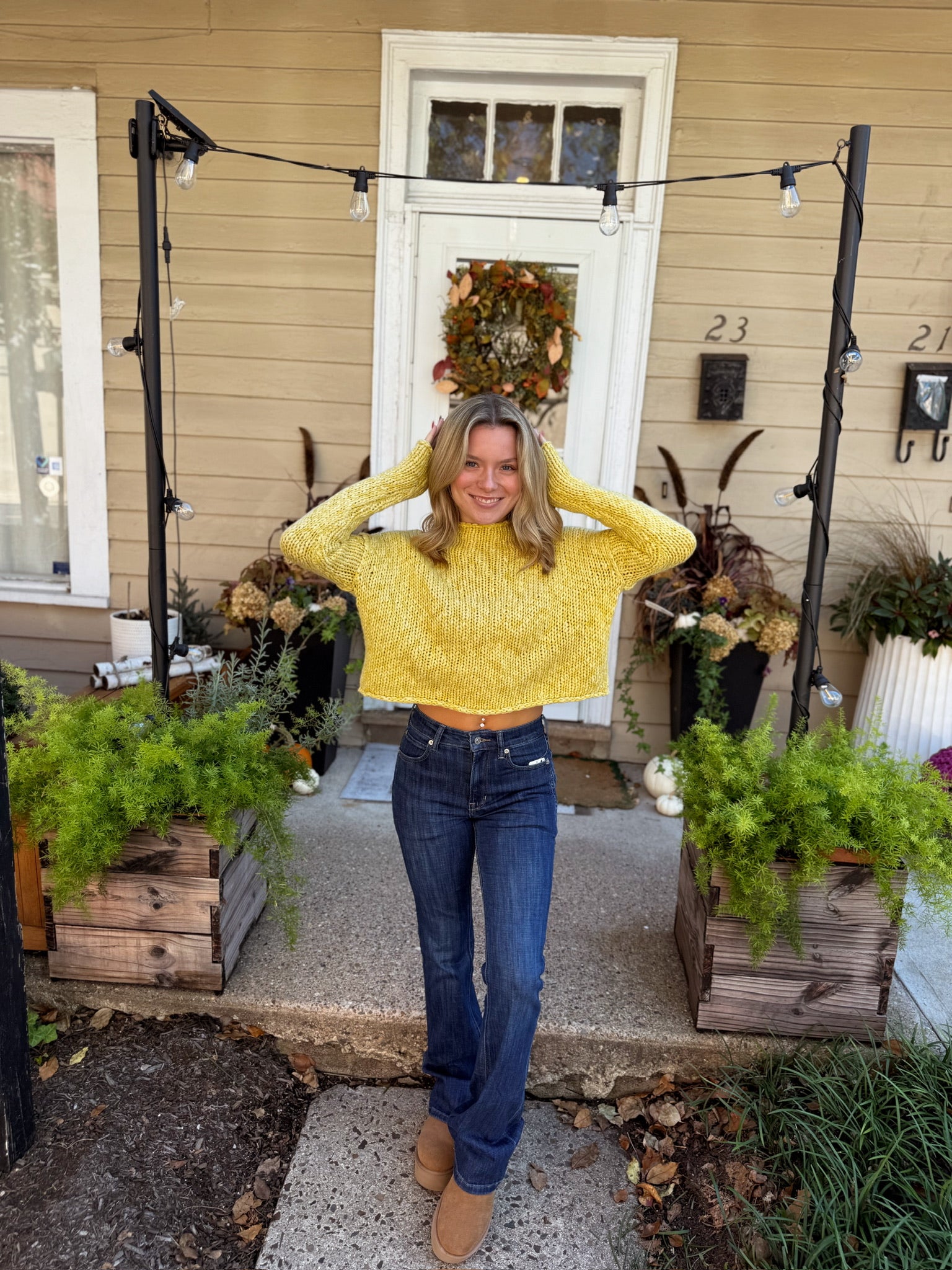 Opal Rollneck Sweater Mango Mint Fp
