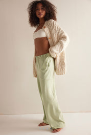 Don't Wait Up Lounge Pant Celadon Green FP