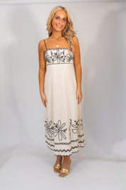 Coastal Chic Maxi Oat/Black