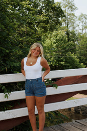 Sunflower Shorts Denim Blue