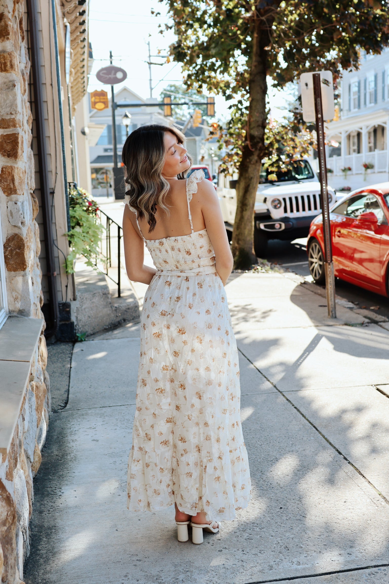 ivory beige dress Beige Embellished Mesh Fitted Midi Dress With Sheer Panels